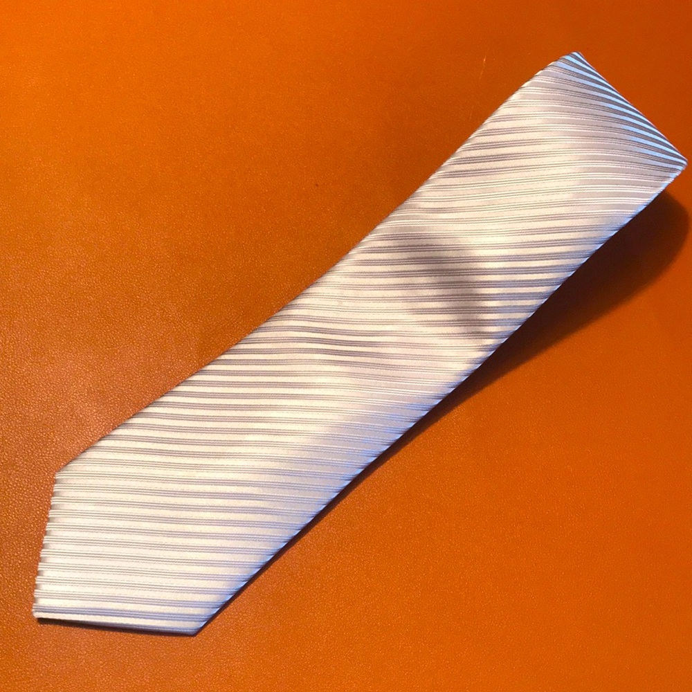 Puccini silver tie